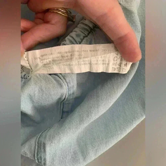 Zara Girls Denim Short Sleeve Wide Cropped Leg Jumpsuit Size 11/12 - Picture 7 of 10